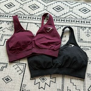 (Set of) Gymshark Vital Seamless 2.0 V Neck Sports Bras